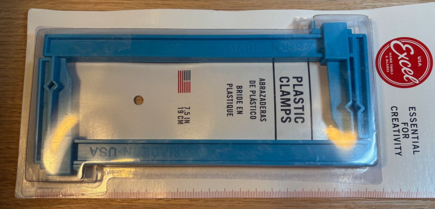7 In Plastic Clamp, Set of 2, for Crafting and Dollhouses