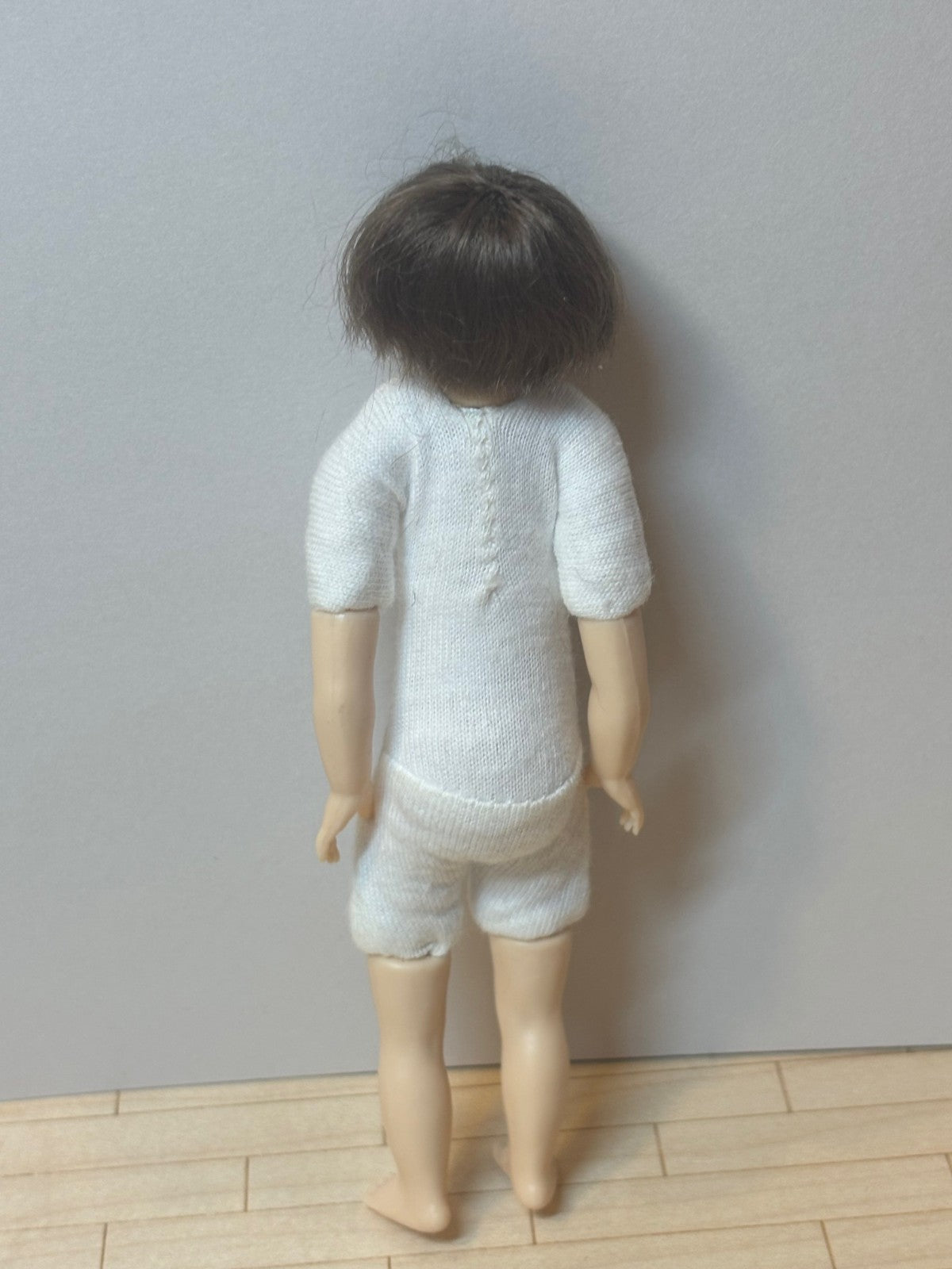 Heidi Ott Dollhouse Miniature 1:12 Scale Brunette Boy Doll