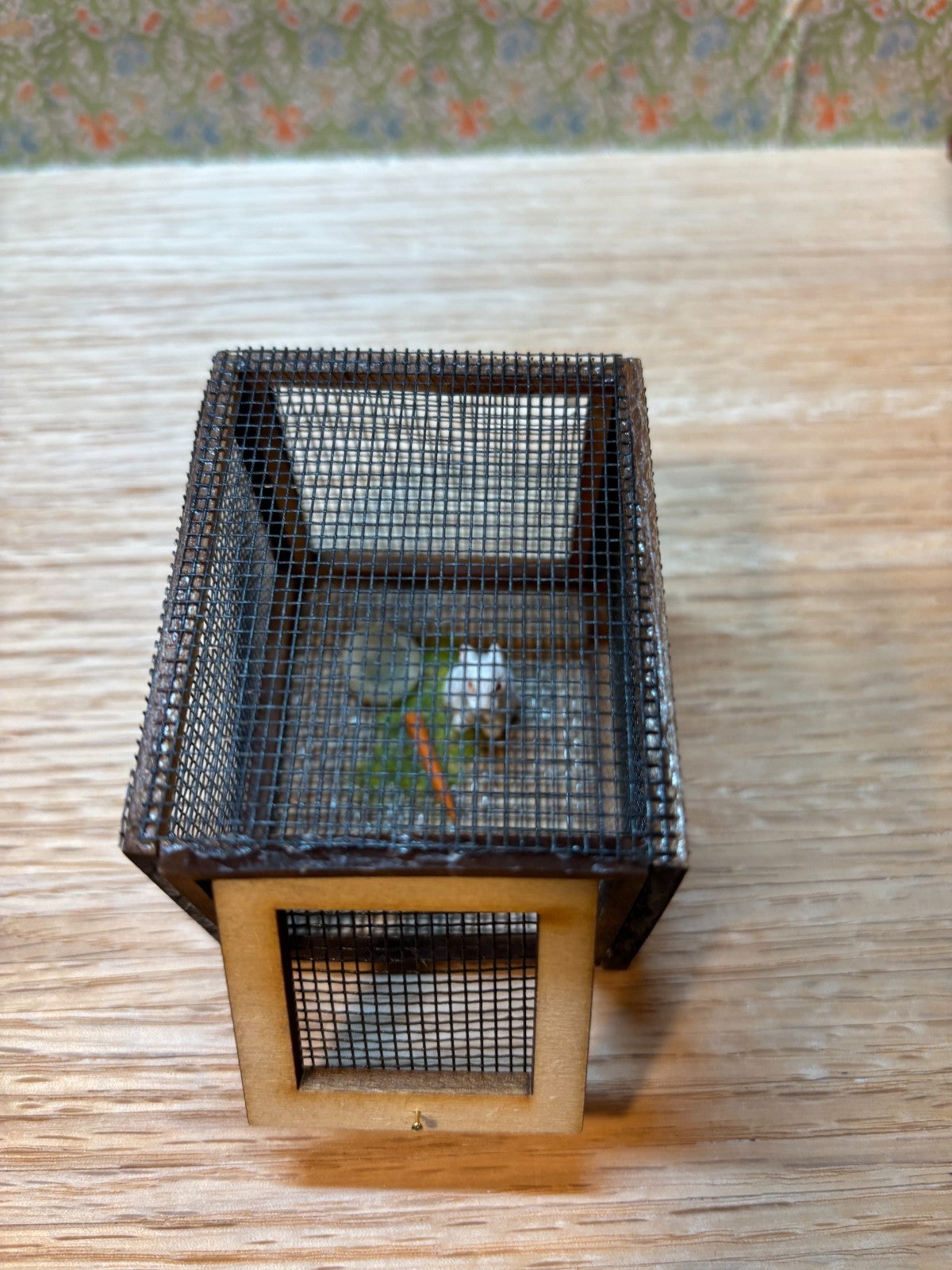 Dollhouse Miniature Rabbit Hutch by Taylor Jade