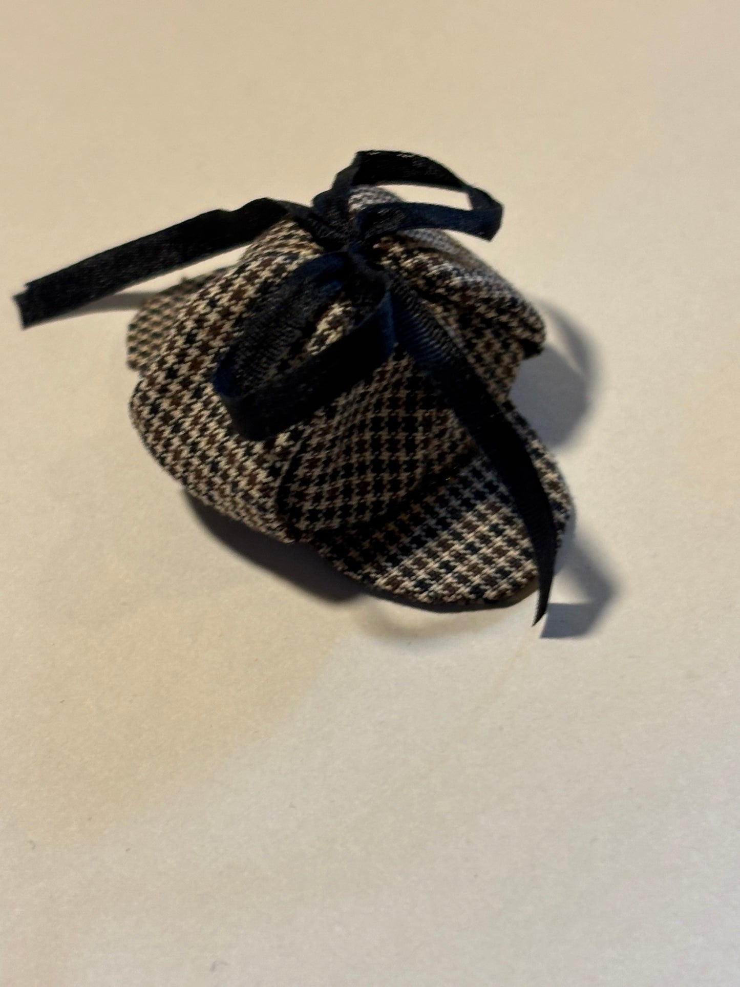 Heidi Ott Dollhouse Miniature Men's Deerstalker Hat