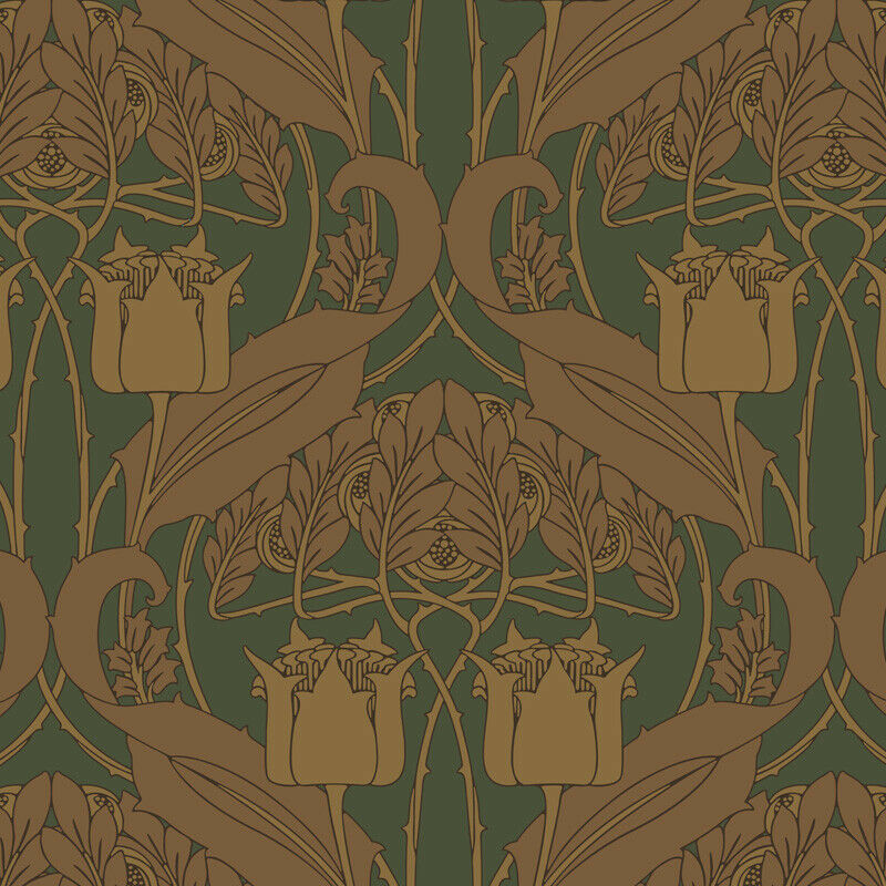 NEW PATTERN! Bradbury and Bradbury Dollhouse Wallpaper - Entwisle Forest