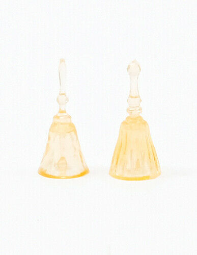Chrysnbon Dinner Bells, 2 Piece, Amber -  Dollhouse Miniature
