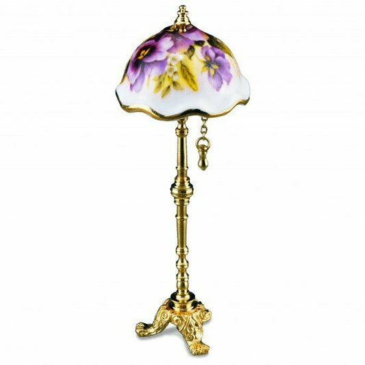 Reutter Porcelain - Dollhouse Miniature Floor Lamp - Viola