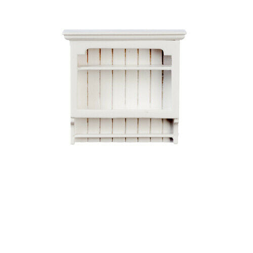 Dollhouse Miniature Kitchen Shelf in White