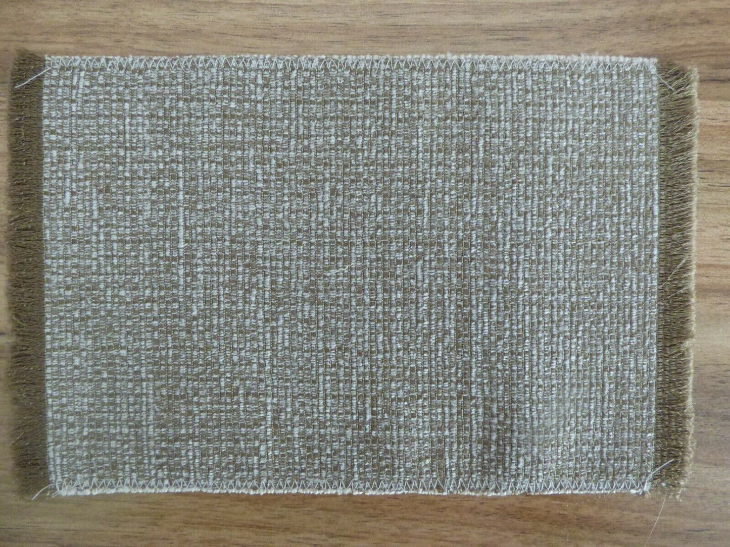 Dollhouse Miniature Large Rug Coffee 6" x 9"