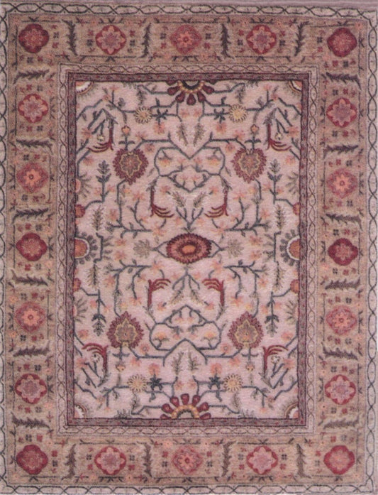 Dollhouse Miniature Turkestan Printed Rug