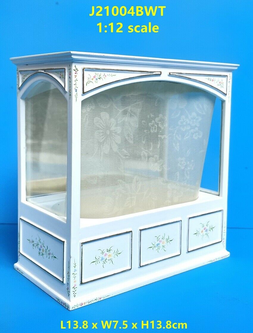 NEW from JBM Dollhouse Miniature Victorian Bathtub in White