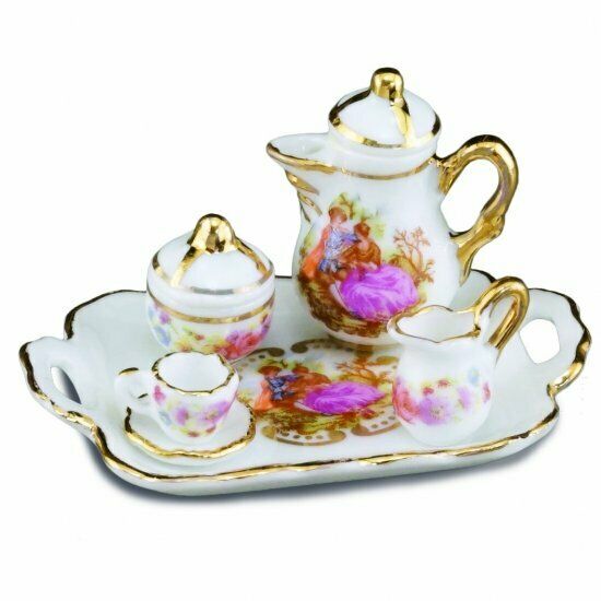 Coffee Set - Baroque Pattern by Reutter Porcelain