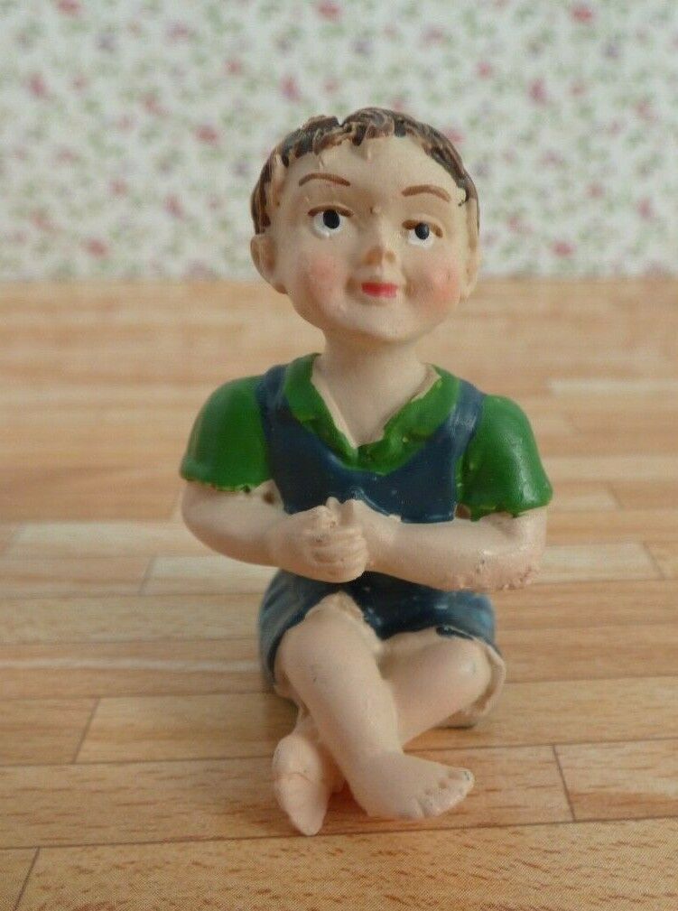 Dollhouse Miniature Young Boy Doll #2