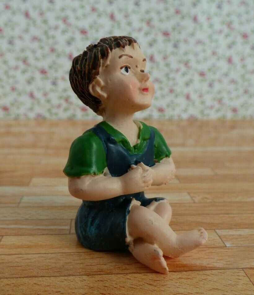 Dollhouse Miniature Young Boy Doll #2