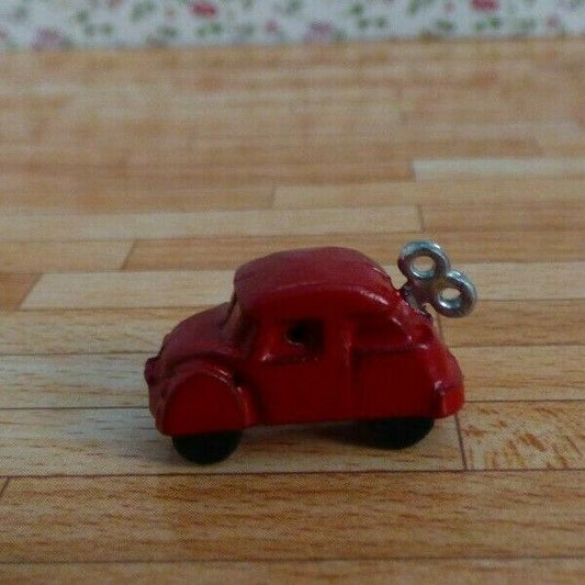 Dollhouse Miniature Wind Up Car
