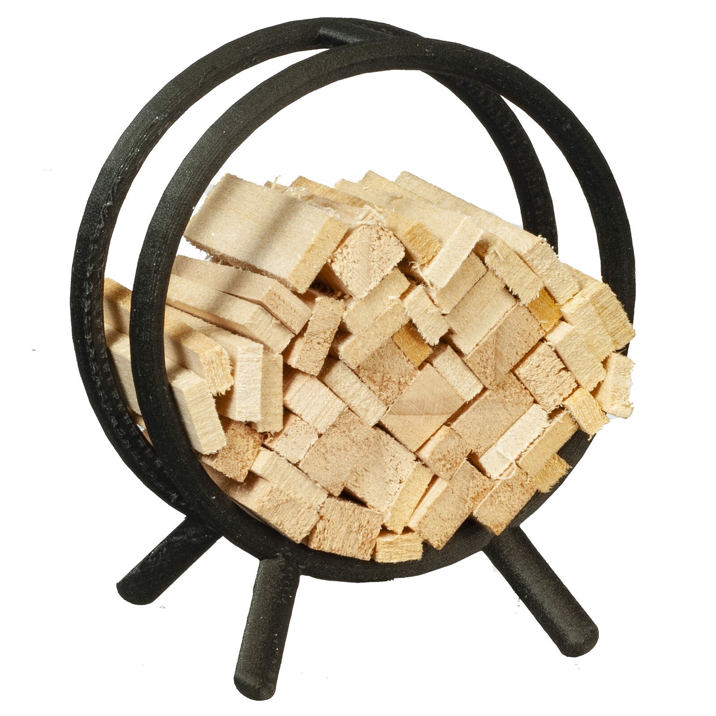 Dollhouse Miniature Log Rack