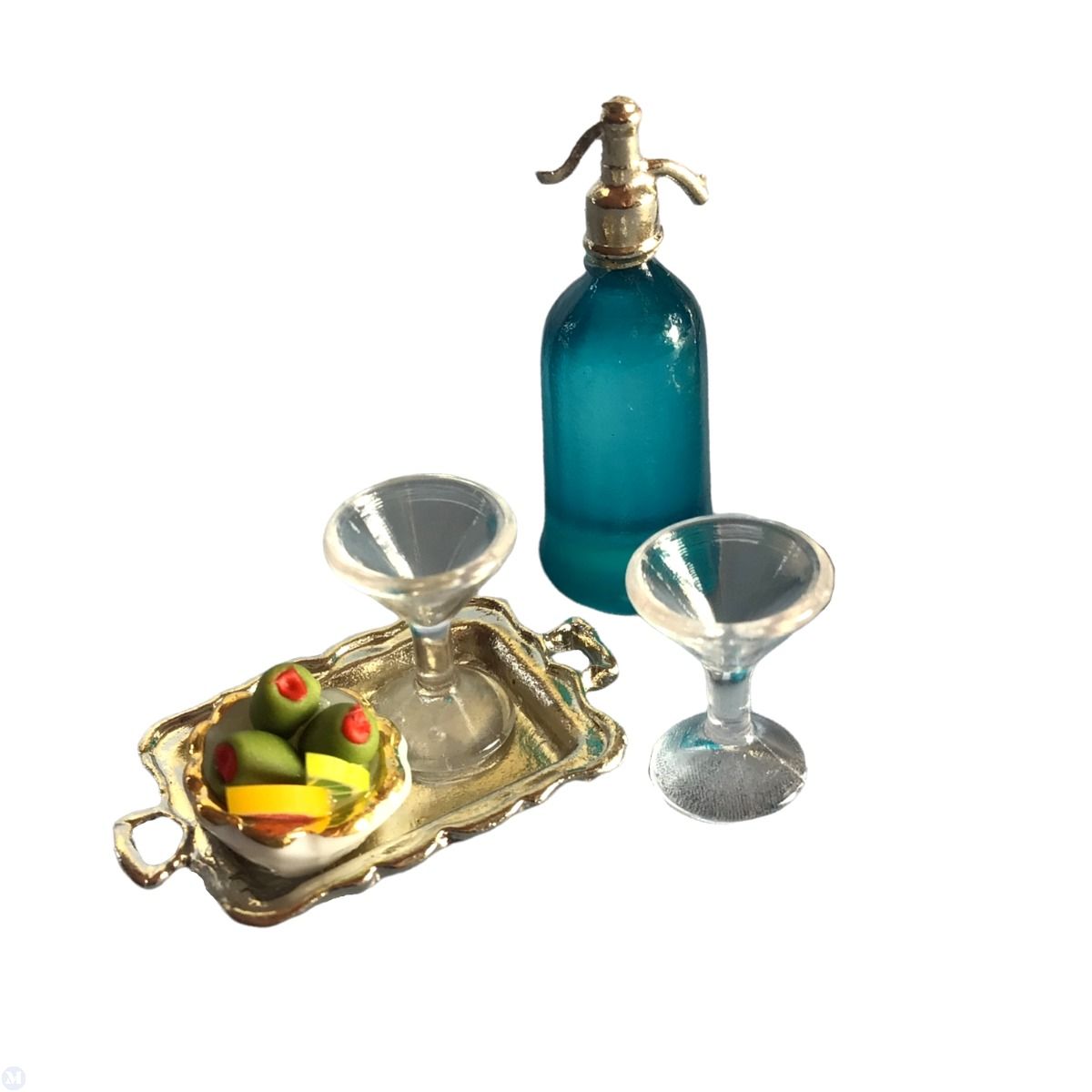 Reutter Porcelain - Dollhouse Miniature Bar Set