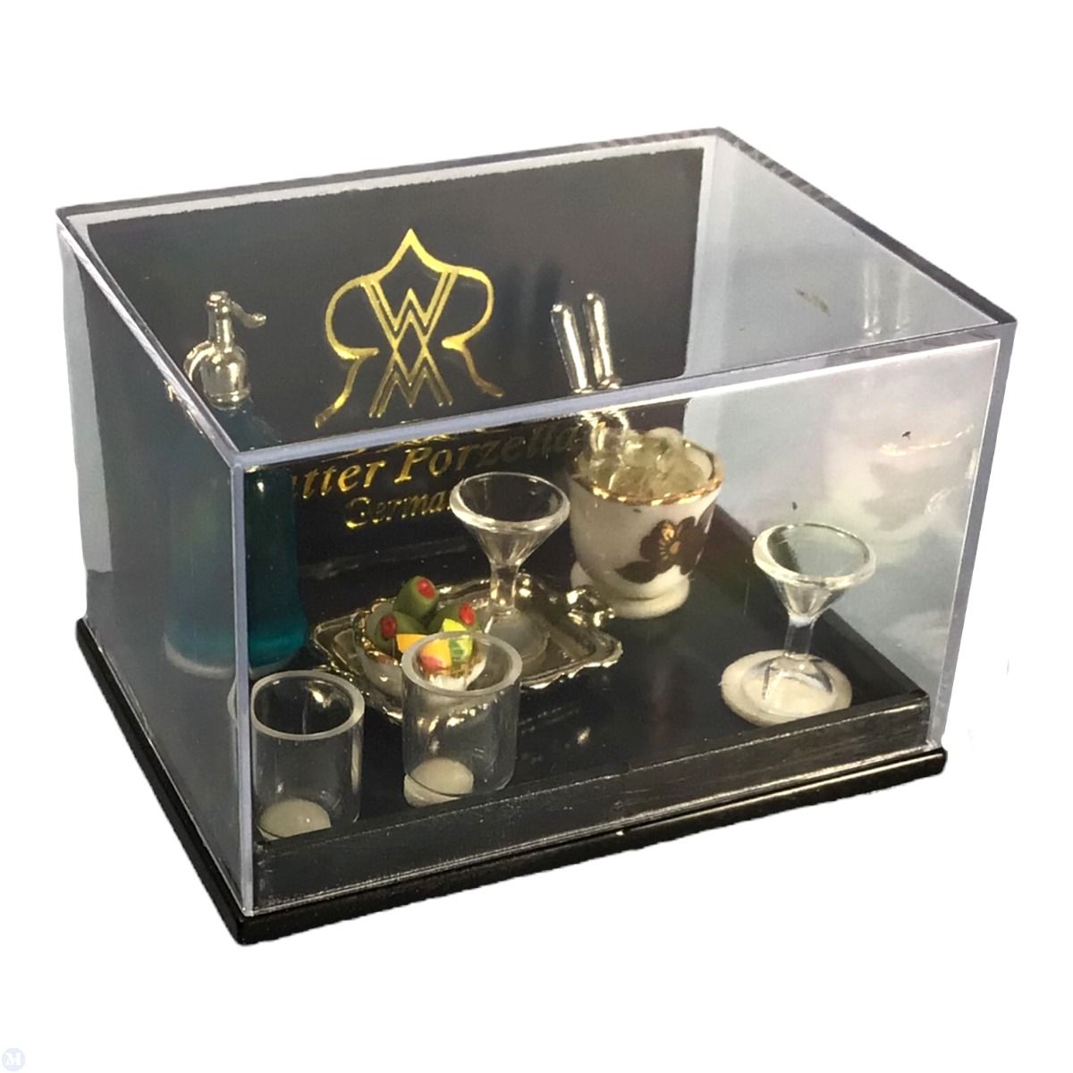 Reutter Porcelain - Dollhouse Miniature Bar Set