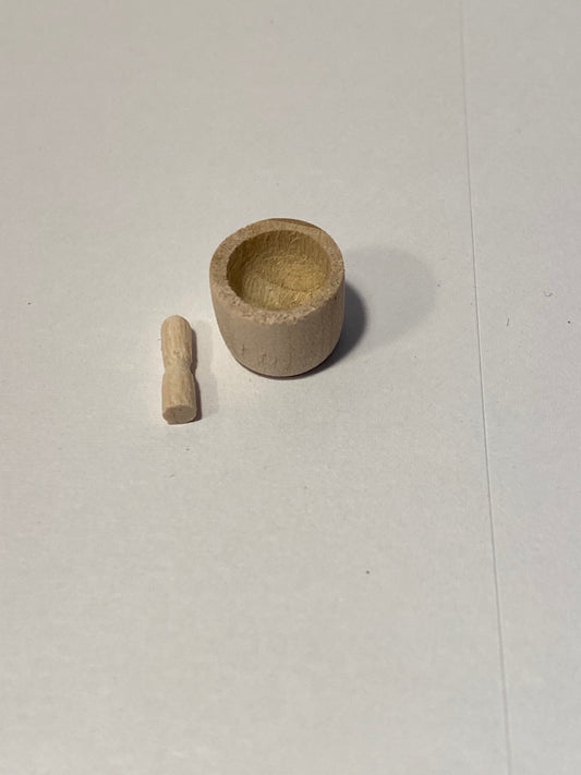 Dollhouse Miniature Small Mortar and Pestle by Sir Thomas Thumb