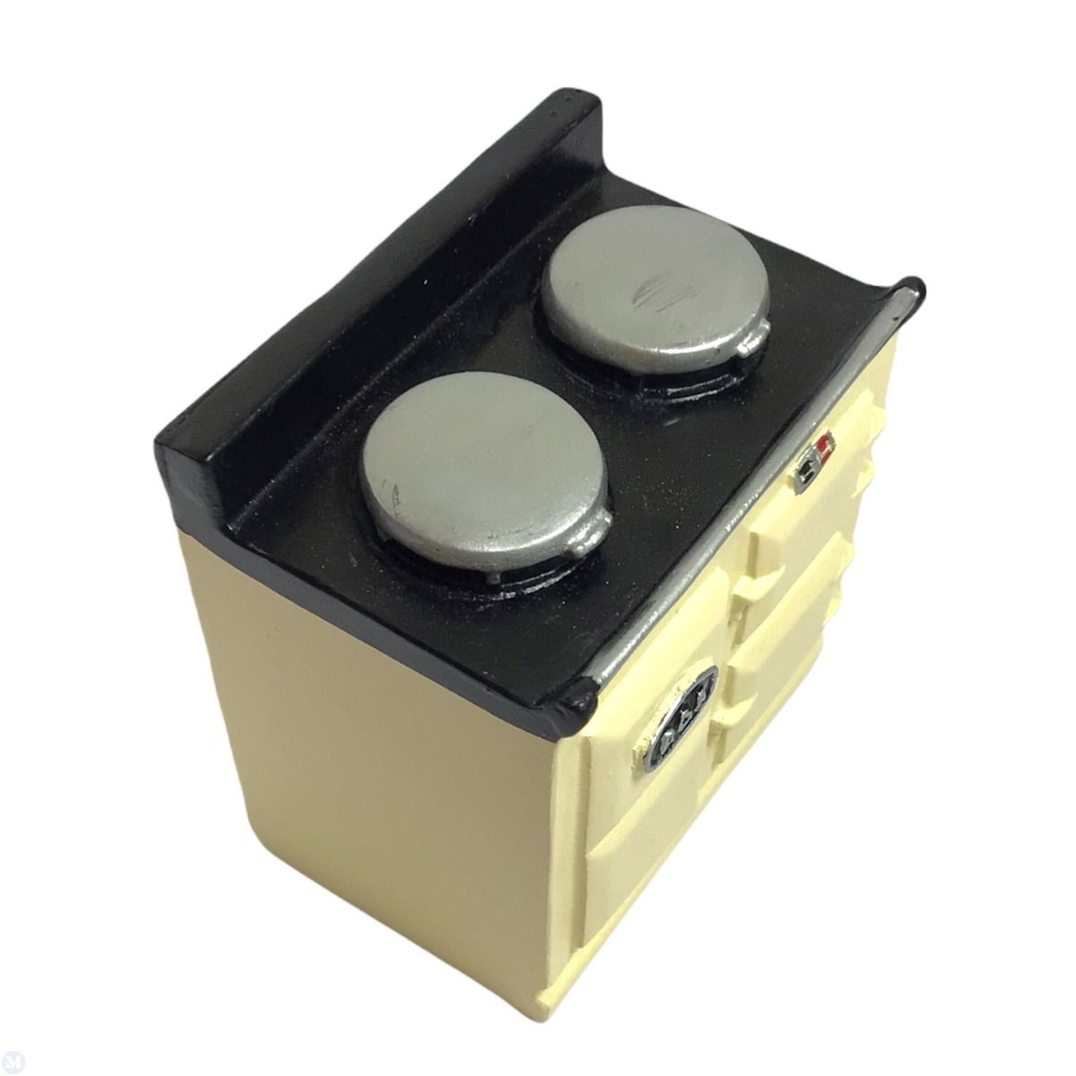 Reutter Porcelain - Dollhouse Miniature Cream Aga Stove