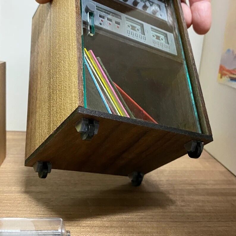 Miniature Stereo System 1/12 Scale Handcrafted