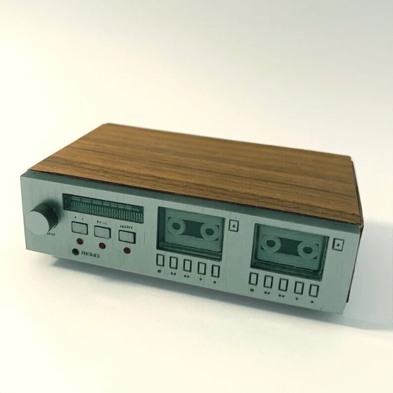 Miniature Stereo System 1/12 Scale Handcrafted