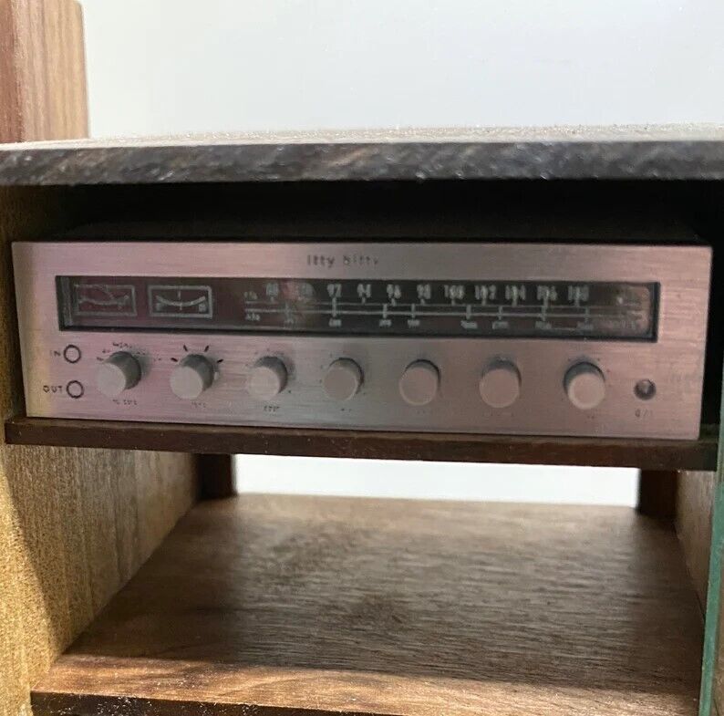 Miniature Stereo System 1/12 Scale Handcrafted
