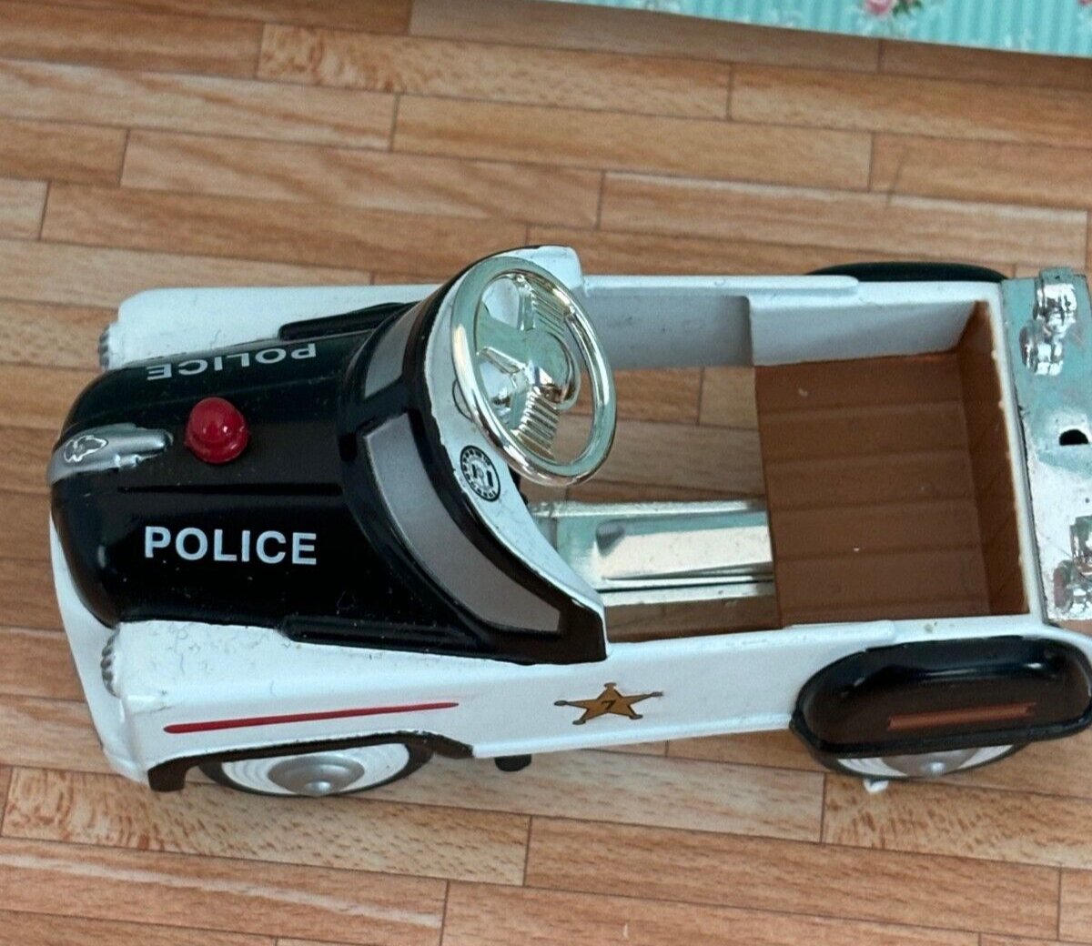 Dollhouse Miniature Police Car by Heidi Ott