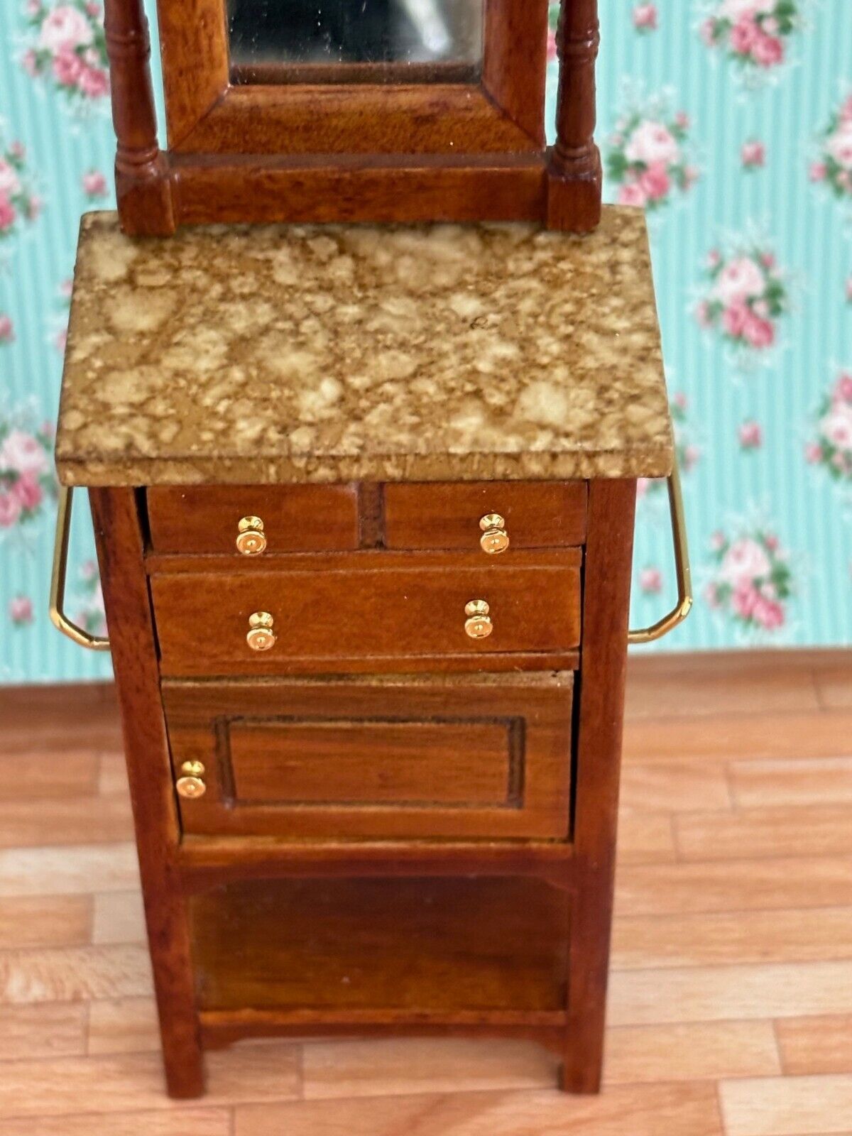Dollhouse Miniature Shaving Stand by Heidi Ott