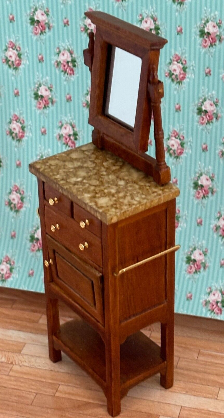 Dollhouse Miniature Shaving Stand by Heidi Ott