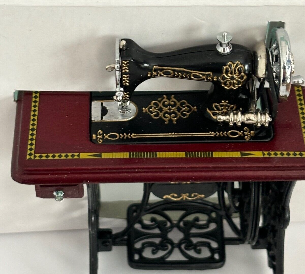Dollhouse Miniature Sewing Machine by Heidi Ott