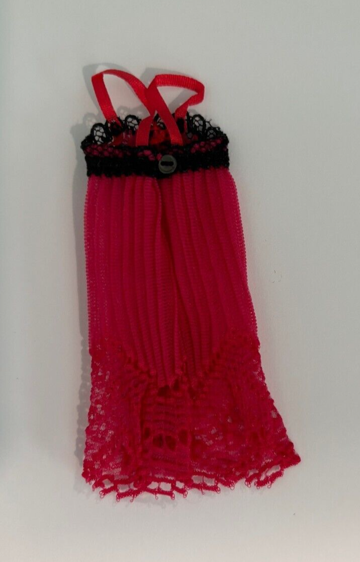 Dollhouse Miniature Red Nightgown by Heidi Ott