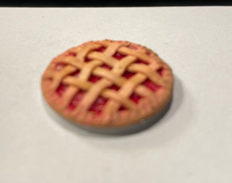 Dollhouse Miniature Filled Cherry Pie - Handcrafted