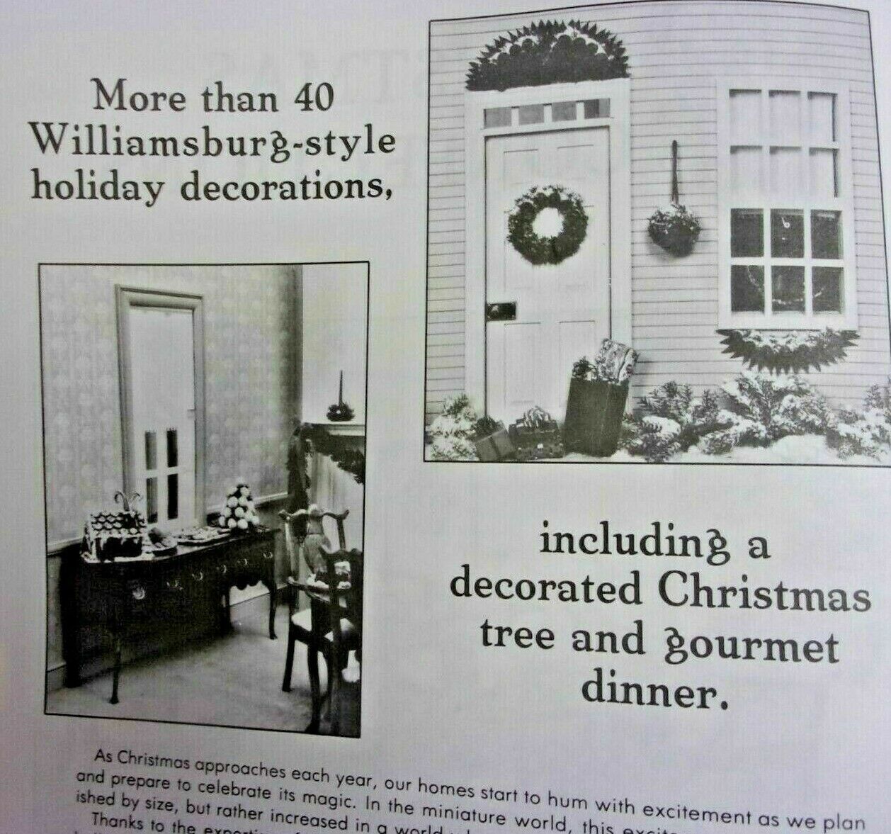 Dollhouse Miniature Book: Christmas Confections