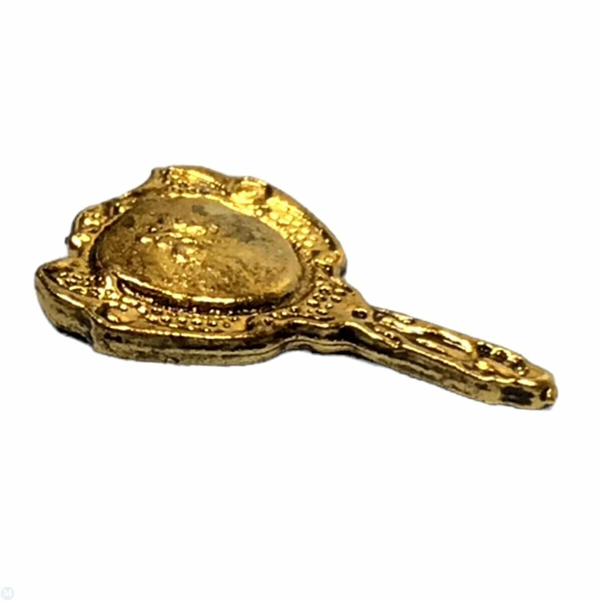 Reutter Porcelain - Dollhouse Miniature Metal Hand Mirror