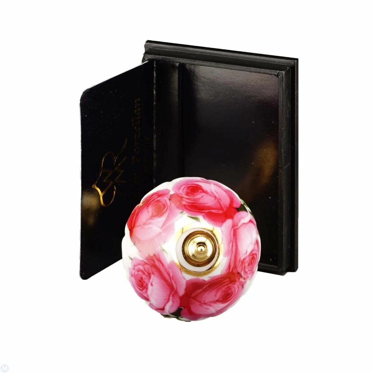 Reutter Porcelain - Dollhouse Miniature Non-Working Lamp in Rose Design