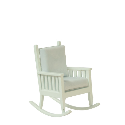 NEW From JBM - Blue Rocking Chair -Dollhouse Miniature