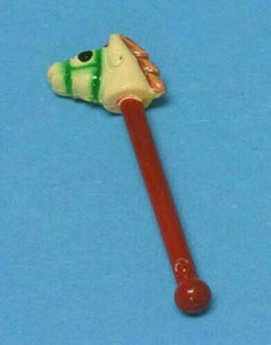 Dollhouse Miniature Stick Horse Toy