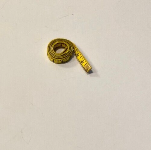 Dollhouse Miniature Tape Measure, Handcrafted