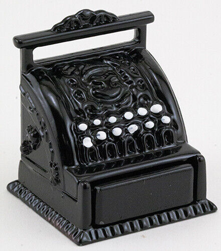 Dollhouse Miniature Cash Register in Black Color