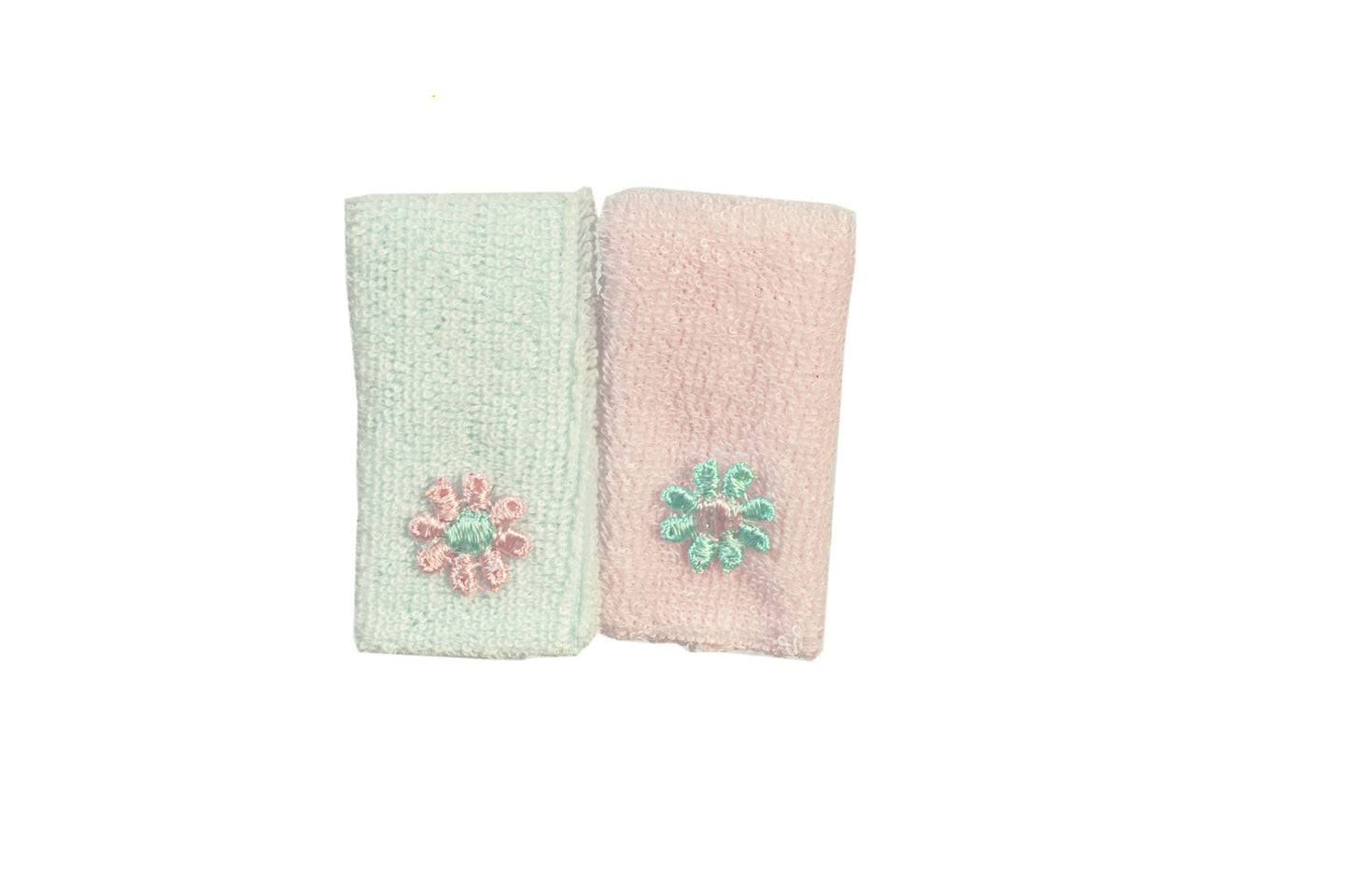 Dollhouse Miniature Set of 2 Embroidered Towels
