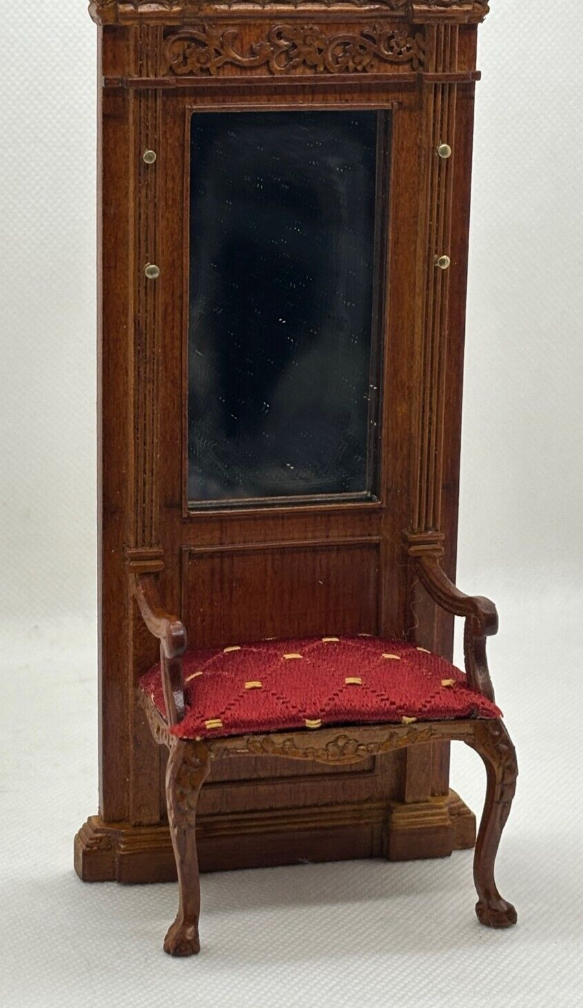 Dollhouse Miniature Walnut Hall Stand by Hansson
