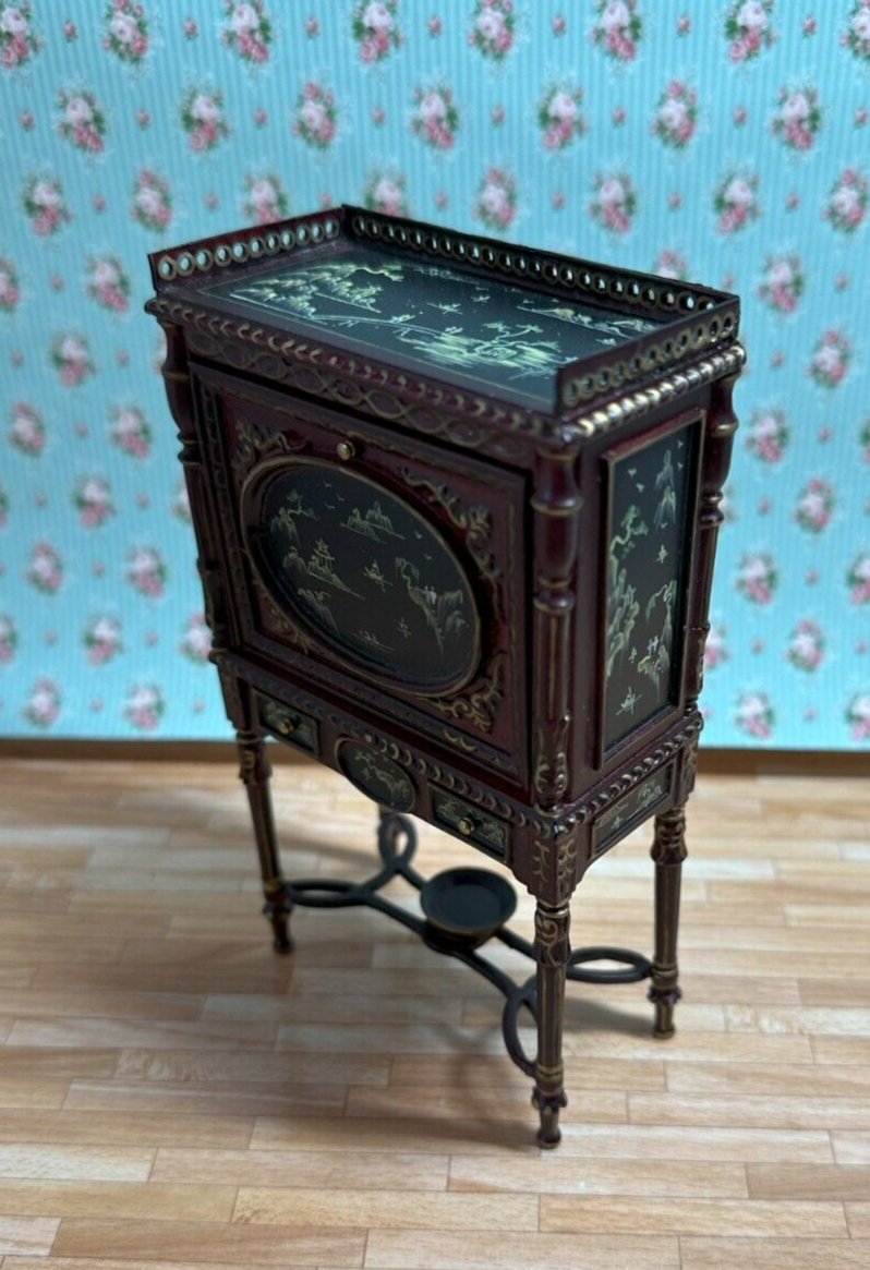 Dollhouse Miniature Oriental Design Desk by Hansson