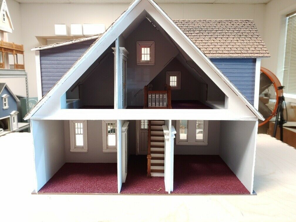 Clarkson Craftsman Cottage Dollhouse 1:24 scale Dollhouse Kit
