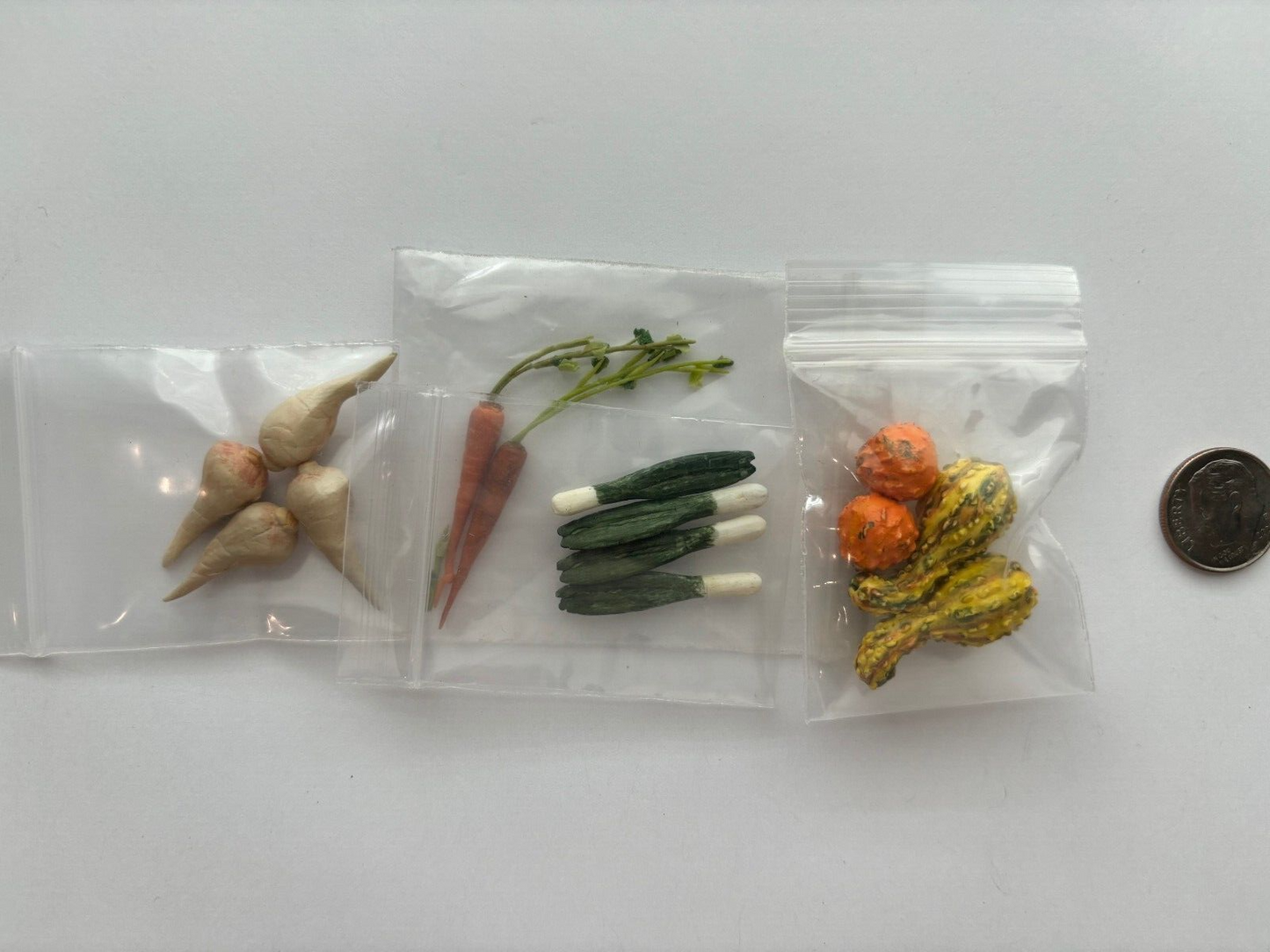 Dollhouse Miniature Set of Assorted Vegetables #5 by Falcon Miniatures