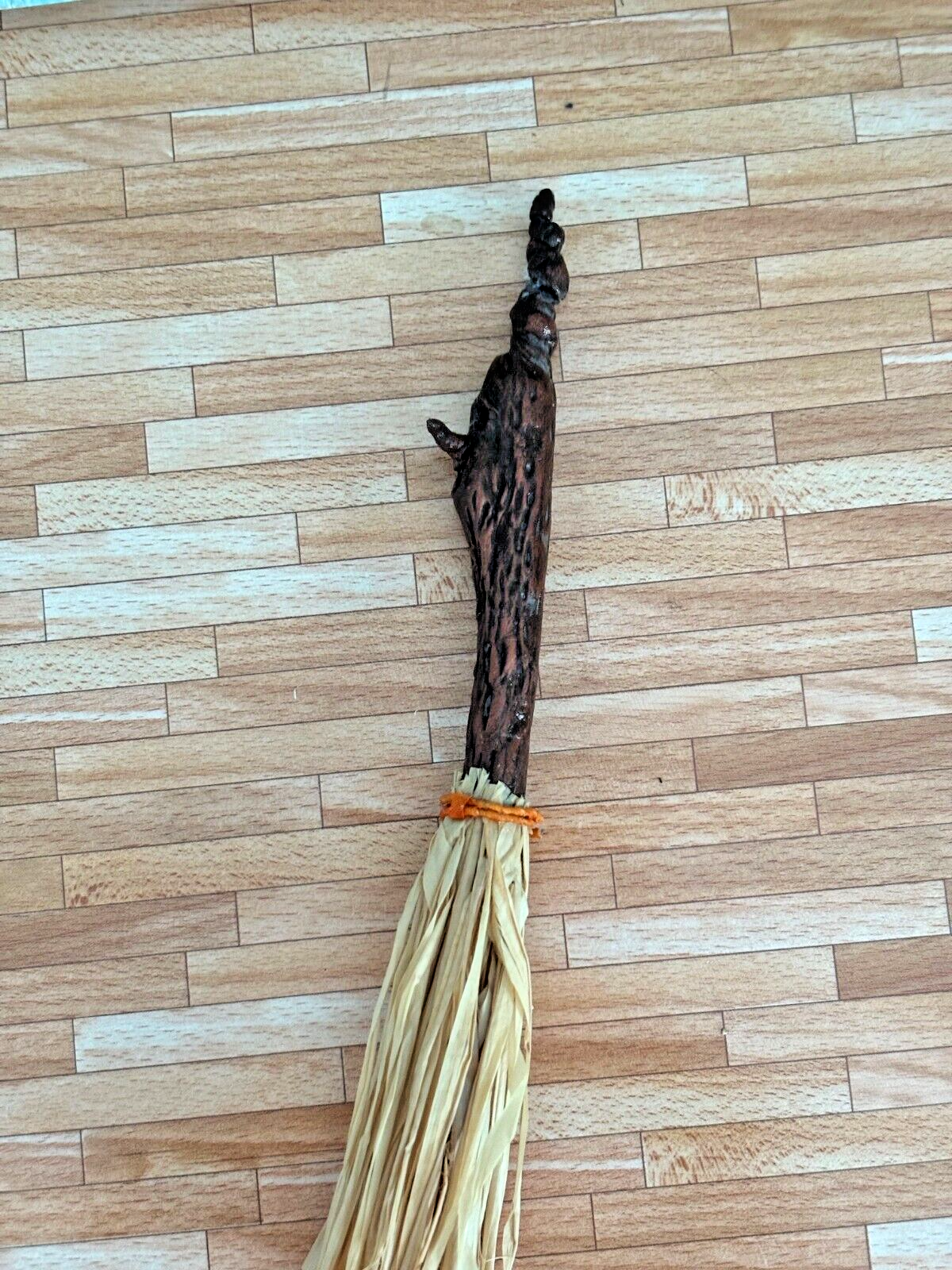 Dollhouse Miniature Spooky Broom Handcrafted