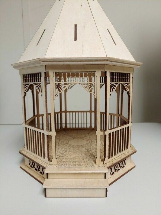 Large Victorian Gazebo 1:24 scale Dollhouse Kit