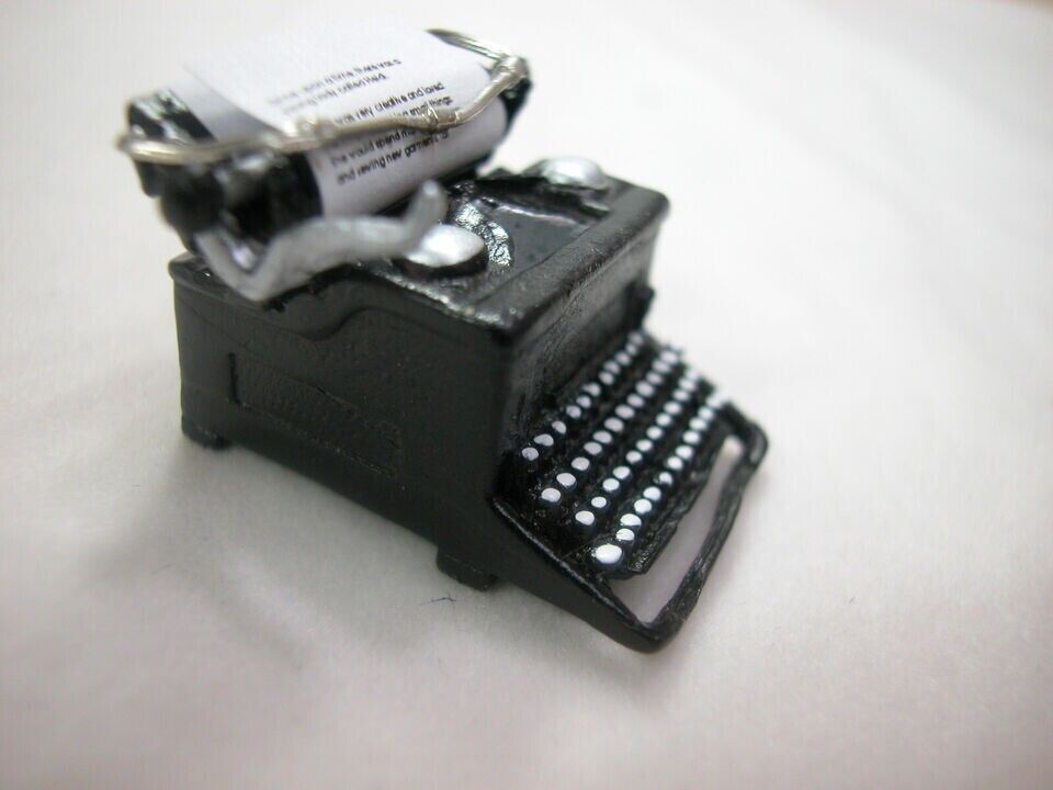 Heidi Ott  Dollhouse Miniature 1:12 Scale Typewriter