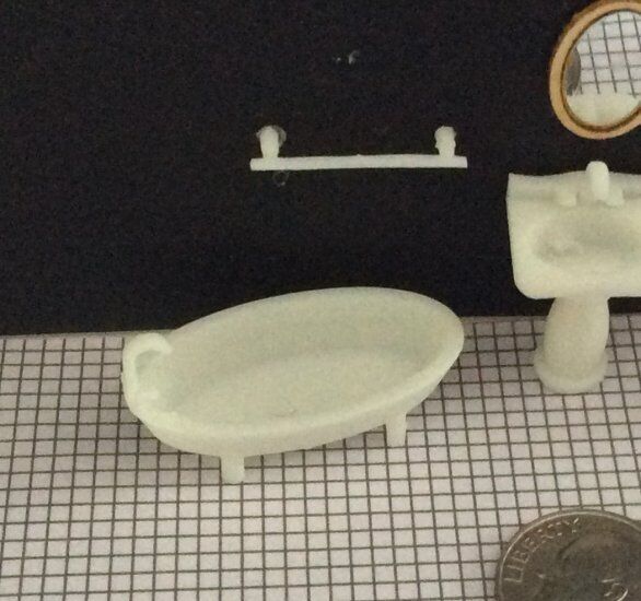 Quarter Inch Scale Bathroom Furniture Kit