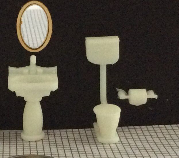 Quarter Inch Scale Bathroom Furniture Kit