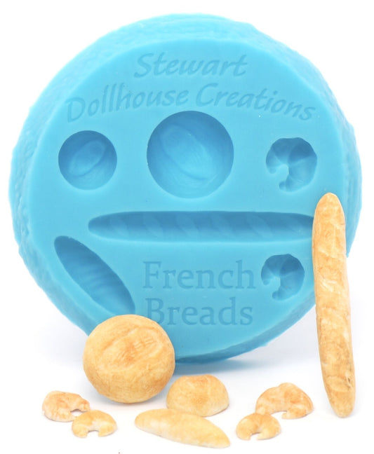 1:12 French Bread Mold by Stewart Dollhouse Creations