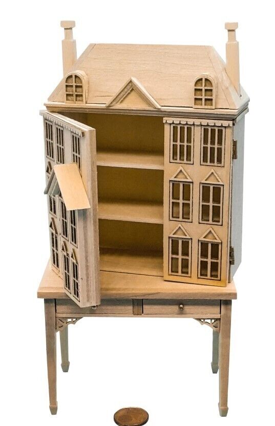 Dollhouse Miniature Baby House 1:12 Unfinished #1706
