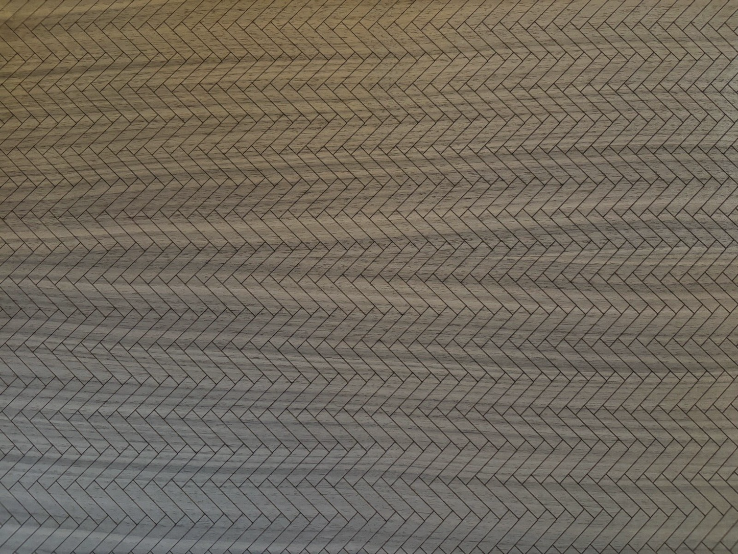 Dollhouse Wood Flooring/Siding Handcrafted - Black Walnut Herringbone