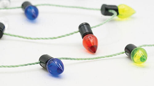 Dollhouse Miniature String of Christmas Lights, Nonworking